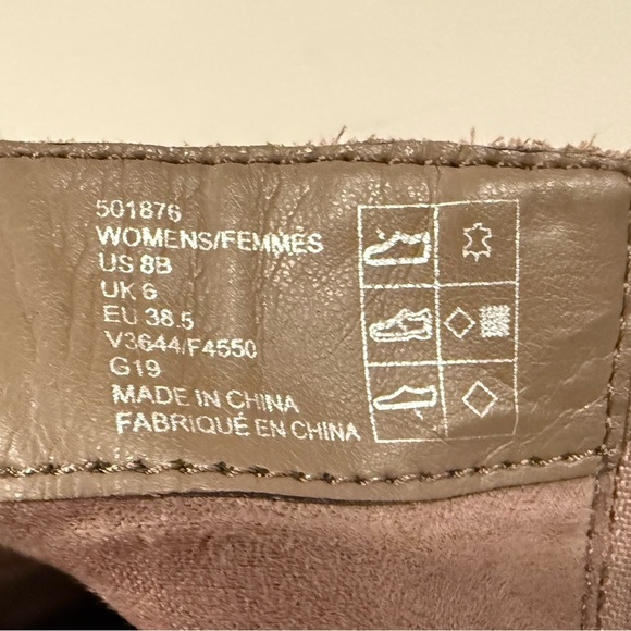 LANDS END Women Tan Suede Ankle Boots/size 8 - Picture 11 of 11